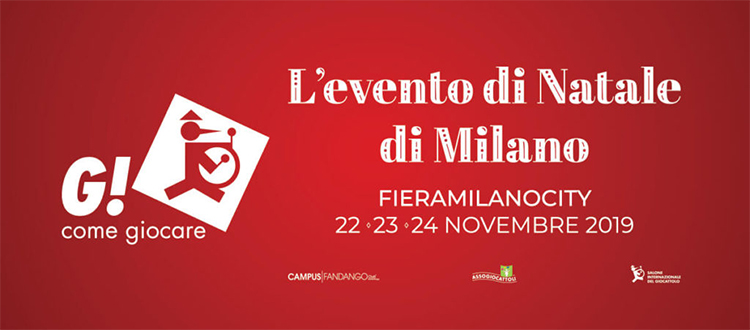 G COME GIOCARE Fiera Milano dal 22 Novembre